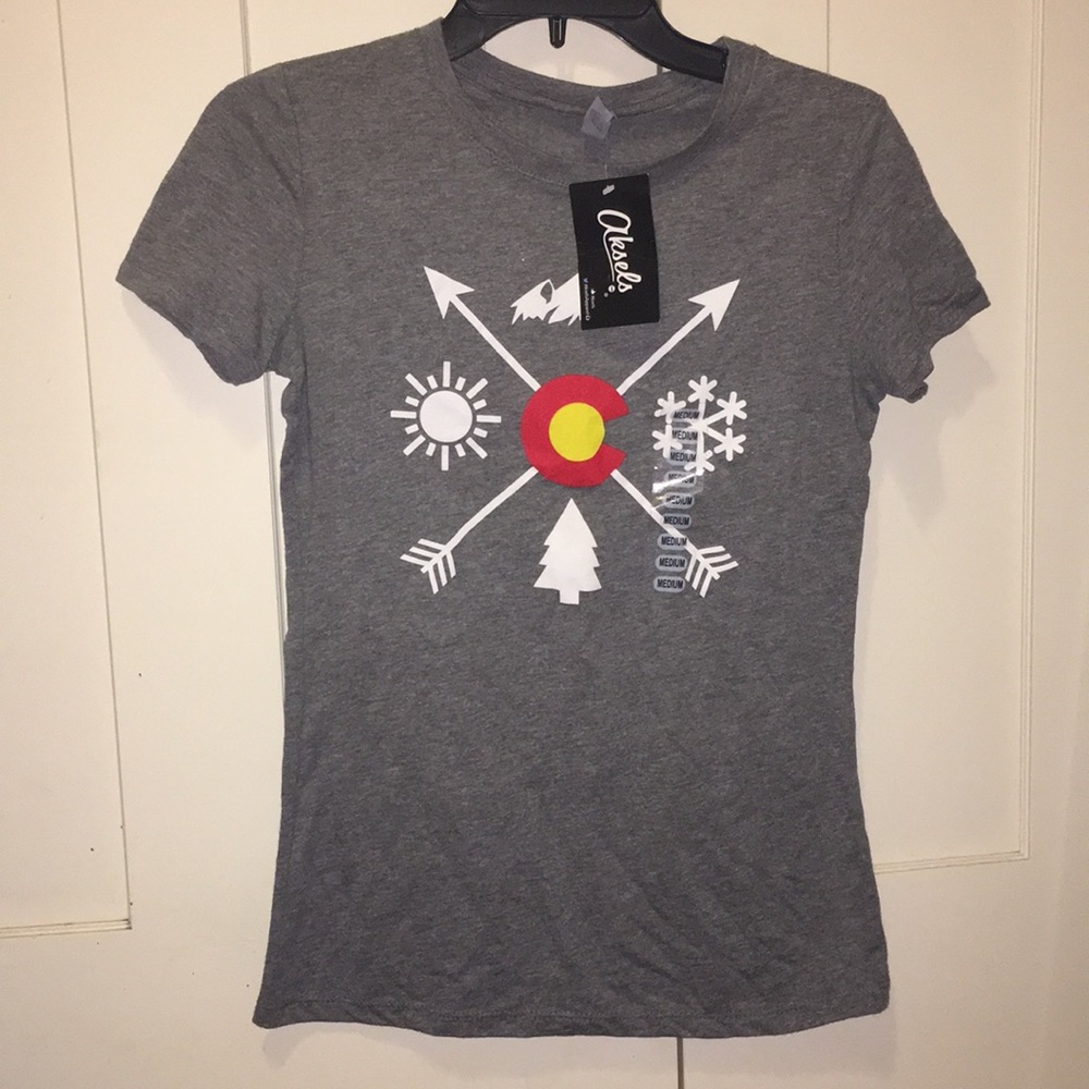 Grey Colorado arksels short sleeve shirt